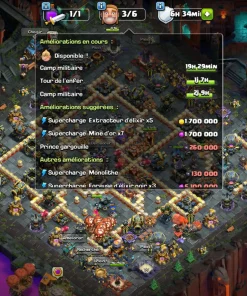 Achat compte clash of clans
