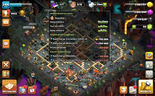 Achat compte clash of clans