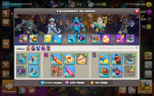 Achat compte clash of clans