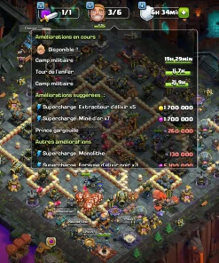 Achat compte clash of clans