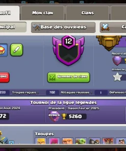 Achat compte clash of clans