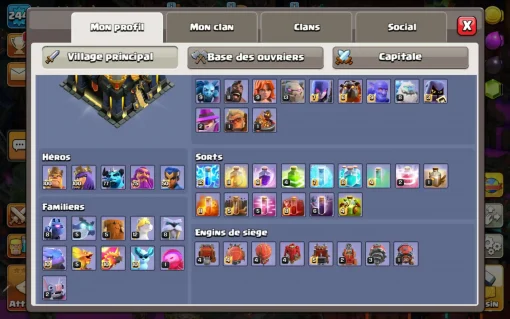 Achat compte clash of clans