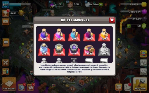 Achat compte clash of clans
