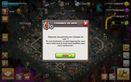 Achat compte clash of clans