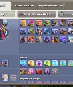 Achat compte clan of clans