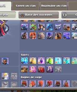 Achat compte clan of clans