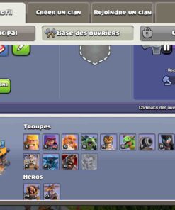 Achat compte clan of clans