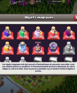 Achat compte clan of clans