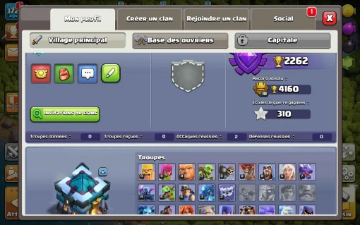 Achat compte coc