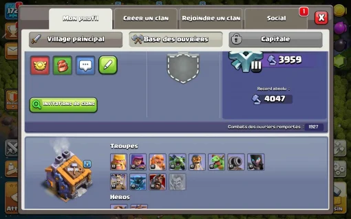 Achat compte coc