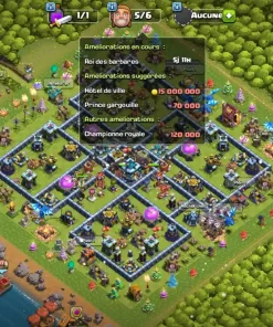 Vendre compte clash of clans