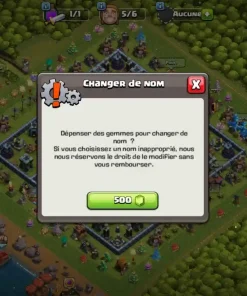 Vendre compte clash of clans