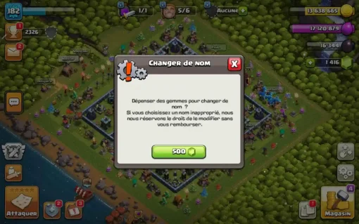 Vendre compte clash of clans