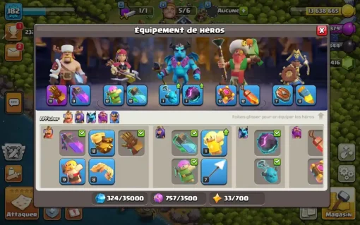 Vendre compte clash of clans