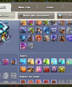 Vendre compte clash of clans