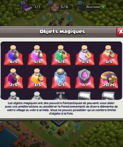 Vendre compte clash of clans