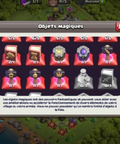 Acheter compte clash of clans