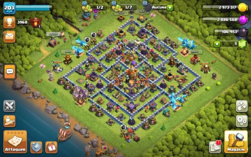 Vendre compte clash of clans