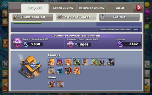 Achat compte coc