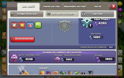 Acheter compte COC