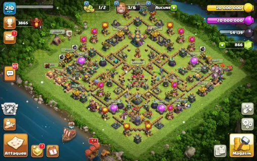 Vendre compte clash of clans