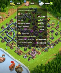 Vendre compte clash of clans