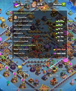 Vendre compte clash of clans