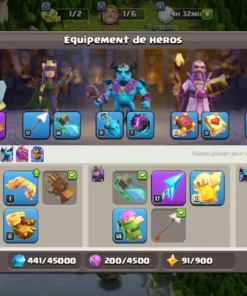 Vendre compte clash of clans