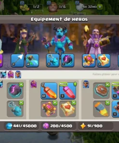 Vendre compte clash of clans