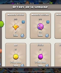 Vendre compte clash of clans