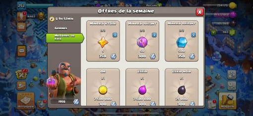 Vendre compte clash of clans