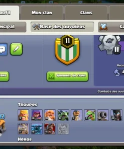 Vendre compte clash of clans