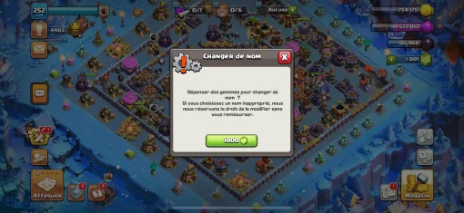 Vendre compte clash of clans