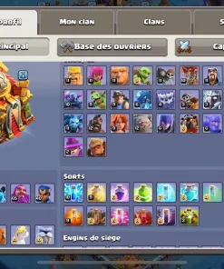 Vendre compte clash of clans