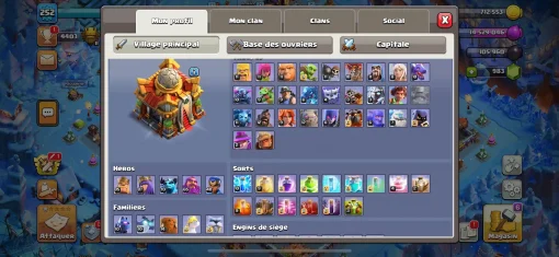 Vendre compte clash of clans