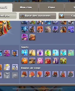 Vendre compte clash of clans