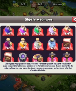 Vendre compte clash of clans