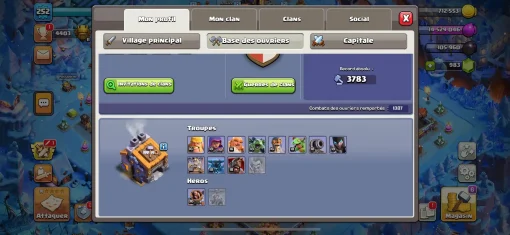 Vendre compte clash of clans