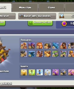 Vendre compte clash of clans