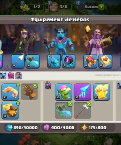 Vendre compte clash of clans