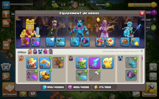 Vendre compte clash of clans