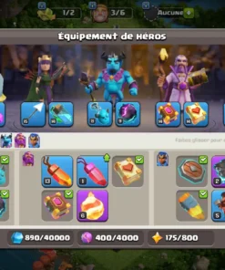 Vendre compte clash of clans