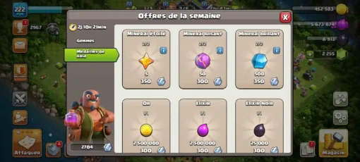 Achat compte clash of clans