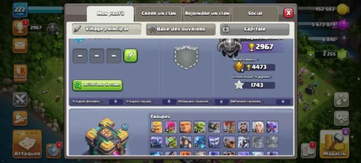 Achat compte clash of clans