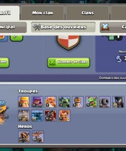 Achat compte clash of clans