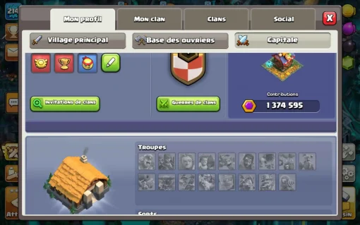 Achat compte clash of clans