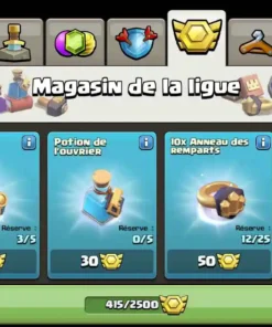 Achat compte clash of clans