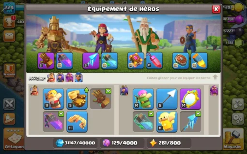 Achat compte coc