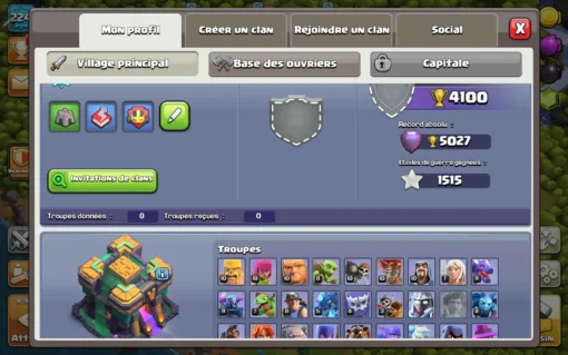 Achat compte coc