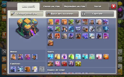 Achat compte coc